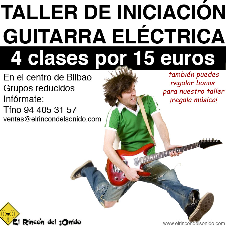 Taller de guitarra eléctrica en Bilbao